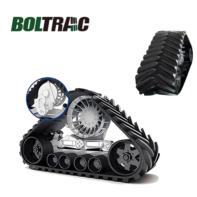 Carro cingolato triangolare per mietitrebbiatrice John Deere serie S760